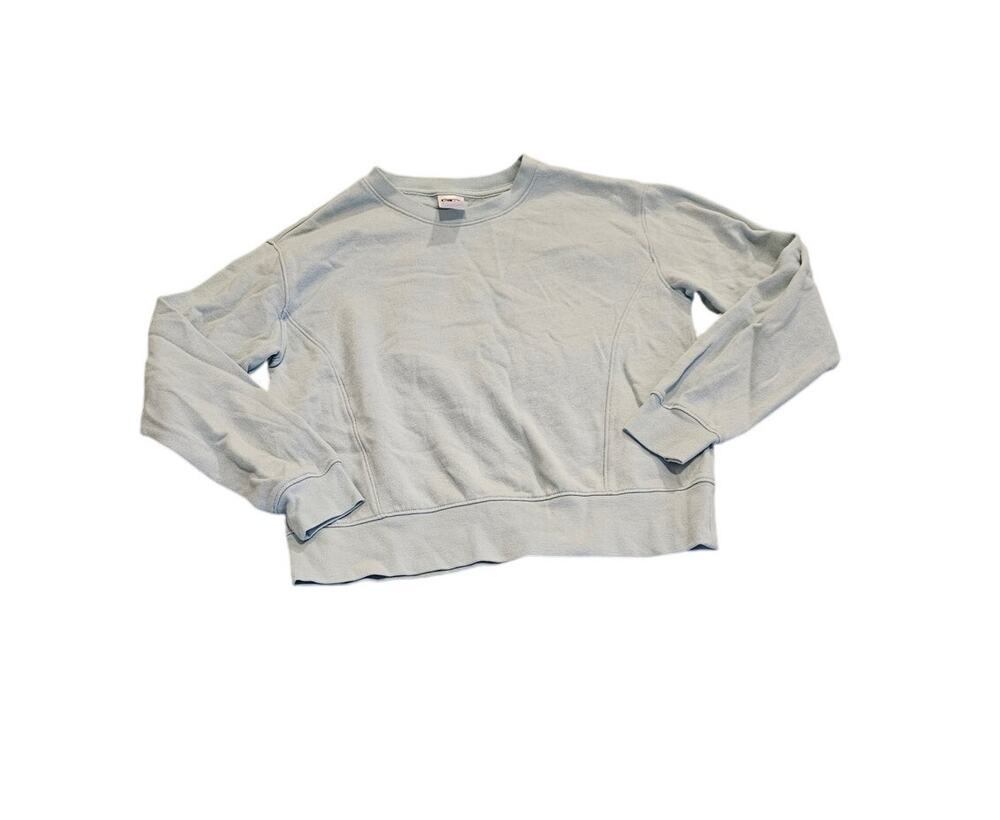Athletic Works Kids Sweatshirt Light Blue Size Large 10-12 Boys Girls Crewneck